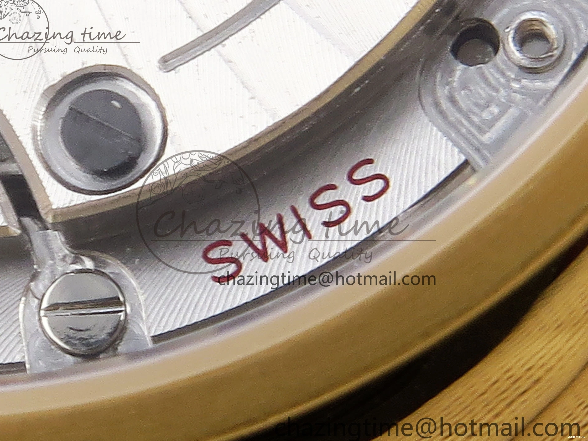 0202 De Ville Date YG MKF 1:1 Best Edition White Textured Dial Roman Marker on Brown Leather Strap A Refined 7756